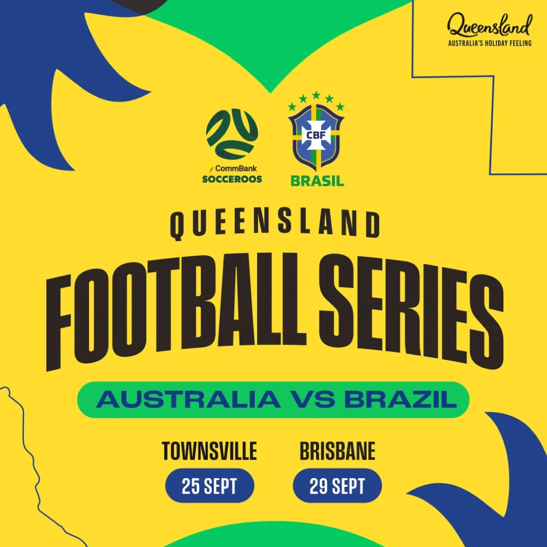 Australia v Brazil Socceroos poster art